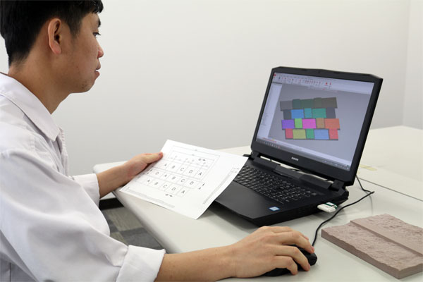 スキャンしたデータをソフトウェアを使って編集していきます